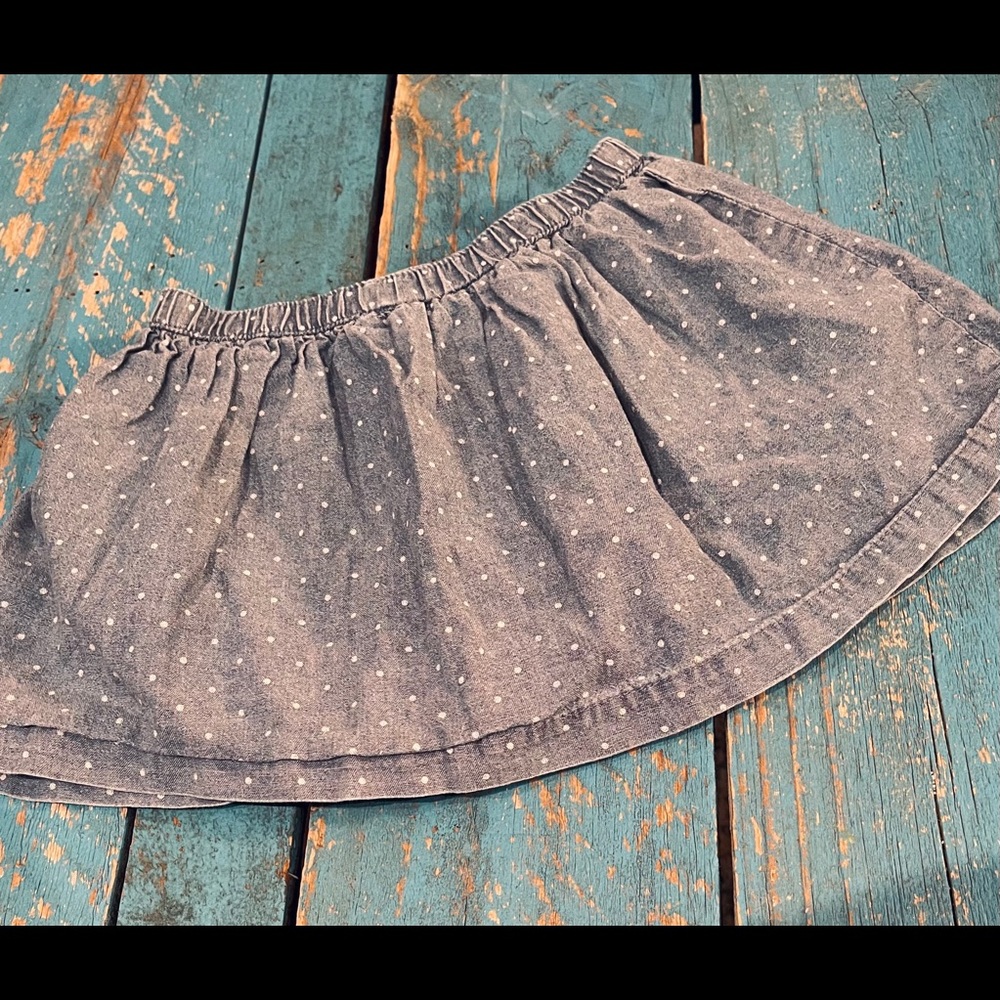 Flowy Jean Skirt